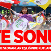 Diyarbakır'da HDP'liler Kutlamalara Başladı Diyarbakır'da HDP'liler Kutlamalara Başladı