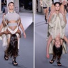 Paris'te ilginç defile Paris'te ilginç defile