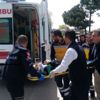 Kucağında torunuyla araba çarptı Kucağında torunuyla araba çarptı