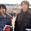 Japon gazetecilerin sınırda umutlu bekleyişi