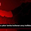 Trabzon da çakar lamba kullanan araç trafikten men ...