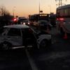 Taksi kamyona ve minibüse çarptı: 4 yaralı