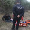 Ormanda düştü bu halde bulundu