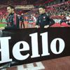 A Milli Takım 'Hello Brother' pankartıyla maça çıktı A Milli Takım 'Hello Brother' pankartıyla maça çıktı