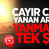Cayır Cayır Yanan Araçta Yanmayan Tek Şey