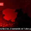 Kastamonu da 2 ev, 2 samanlık ve 1 ahır yandı Kastamonu da 2 ev, 2 samanlık ve 1 ahır yandı