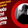 Eve alkollü gelen kocasının kafasına şişeyle vurdu!