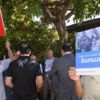 O ülkede Doğu Türkistan protestosu! O ülkede Doğu Türkistan protestosu!