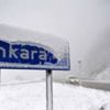Ankara kar sabah başladı!
