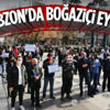 Trabzon'da Boğaziçi'ne destek eylemi