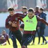 Trabzonspor basına kapalı çalıştı Trabzonspor basına kapalı çalıştı