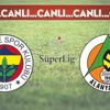 CANLI ANLATIM | Fenerbahçe - Alanyaspor (19:00)