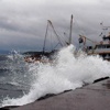 Deniz ulaşımına fırtına engeli Deniz ulaşımına fırtına engeli