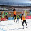 Palandöken de kar voleybolu final heyecanı