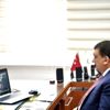 Başkan Gürkan, Malatya dan video konferansa katıldı