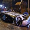 Freni boşalan kamyon otomobili ezdi: 2 yaralı Freni boşalan kamyon otomobili ezdi: 2 yaralı