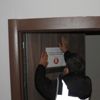 Pozitif vakaların bulunduğu hanelere uyarı yazısı asıldı