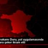 Kula Kaymakamı Duru, yol uygulamasında vatandaşlara ...