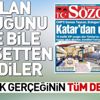 Sözcü'nün uçak yalanı patladı