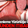Kırmızı Et Ürünlerine "Sakatat" Düzenlemesi