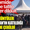 ﻿Bu görüntüler Erdoğan’ın katıldığı törende çekildi! Halk artan yiyecekleri topladı