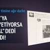 Paralelin küfür timine ağır darbe