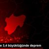 Kayseri de 3,4 büyüklüğünde deprem Kayseri de 3,4 büyüklüğünde deprem