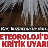 Hava Durumu | Meteoroloji'den son dakika kar, buzlanma ve don uyarısı! 18 Şubat hava durumu Hava Durumu | Meteoroloji'den son dakika kar, buzlanma ve don uyarısı! 18 Şubat hava durumu