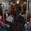 Frankfurt tramvayında Gaziantep meşk gecesi