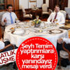 Erdoğan-Şeyh Temim görüşmesi sona erdi
