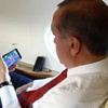 Cumhurbaşkanı Erdoğan Rıza Kayaalp'i böyle izledi Cumhurbaşkanı Erdoğan Rıza Kayaalp'i böyle izledi