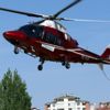 Doğuma hava ambulansı ile yetişti Doğuma hava ambulansı ile yetişti