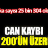 ﻿Vaka sayıları yine 200'ün üzerinde