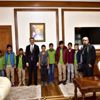 Hokeycilerden Vali Baruş a ziyaret