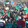 Diyarbakır'da 100 bin kişilik Charlie Hebdo'yu protestosu