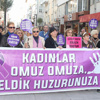 Kadına şiddete karşı dövizli protesto Kadına şiddete karşı dövizli protesto