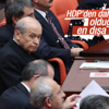 Bahçeli Meclis'te 'flu' gördüğü tarafa geçti Bahçeli Meclis'te 'flu' gördüğü tarafa geçti
