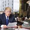 Donald Trump'ın kartalla imtihanı