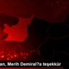 Kızılay?dan, Merih Demiral?a teşekkür
