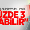 CHP de seçim barajının düşmesini istedi