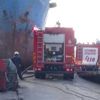 Tuzla'da gemi yangını