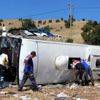 Kayseri’de tur midibüsü devrildi: 26 yaralı
