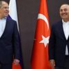 ﻿Çavuşoğlu ve Lavrov ortak açıklama yapıyor