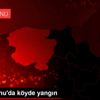 Kastamonu da köyde yangın