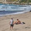 Yasağa rağmen denize girdiler Yasağa rağmen denize girdiler