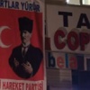MHP İlçe Başkanlığında pankart krizi MHP İlçe Başkanlığında pankart krizi