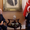 Davutoğlu-Bahçeli görüşmesi sona erdi Davutoğlu-Bahçeli görüşmesi sona erdi