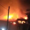 Bursa'da teras yangını mahalleliyi sokağa döktü