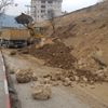 Heyelan tehlikesinin bulunduğu yolda çalışmalar sürüyor Heyelan tehlikesinin bulunduğu yolda çalışmalar sürüyor