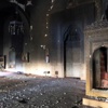 Tarihi cami kül oldu Tarihi cami kül oldu
